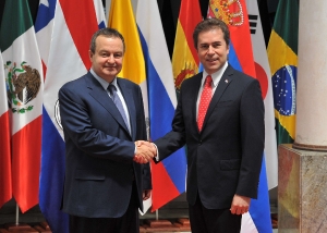 Ivica Dacic - Foreign Minister of Paraguay Alberto Castiglioni 