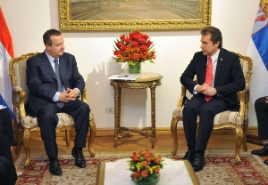 Ivica Dacic - Foreign Minister of Paraguay Alberto Castiglioni 