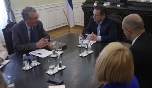 Minister Dacic - Russian Ambasador Alexander Chepurin