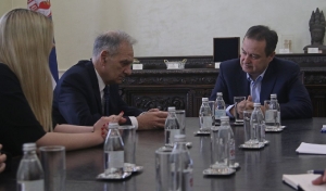 Minister Dacic - Greek Ambassador Eliades