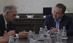 Minister Dacic - Greek Ambassador Eliades