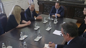 Minister Dacic - Greek Ambassador Eliades