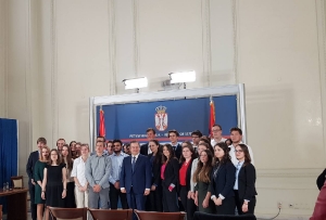 Ivica Dacic - students of Sciences Po political sciences faculty from Paris