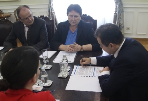 Ivica Dacic - Ambassador of the Slovak Republic to Serbia, Mrs. Dagmar Repčeková