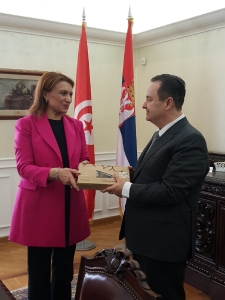 Ivica Dacic - Mayor of Tunis, Mrs. Souad Abderrahim