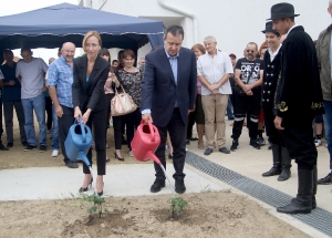 Ivica Dacic at the festive ceremony of moving to refugee apartments in Vrsac