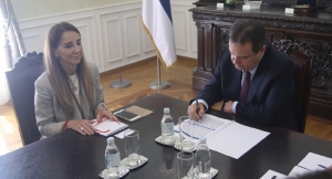 Ivica Dacic - María Pía Busta Díaz