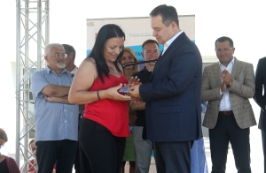 Ivica Dacic - Temerin, ceremonial delivery of keys