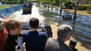 I. Dacic with Ambassadors in Obrenovac