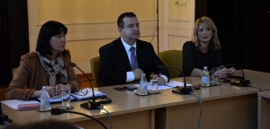 Minister Dacic and Ambassadors of EU