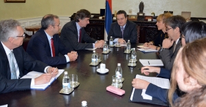 Dacic with the delegation 