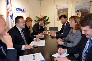 Meetings Minister Dacic in Basel