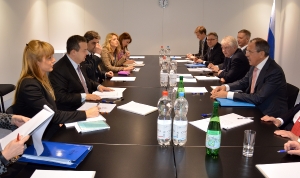 Meetings Minister Dacic in Basel