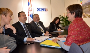 Meetings Minister Dacic in Basel