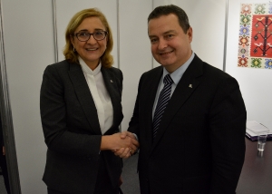 Meetings Minister Dacic in Basel