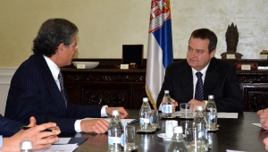 Minister Dacic with the General Inspector of MFA of Italy