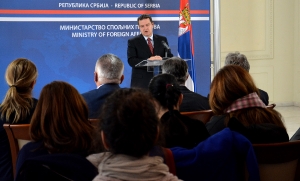 Regular monthly press conference Minister Dacic