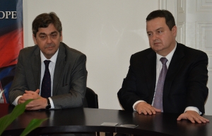 Briefing Minister Dacic for media representatives