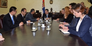 Meeting of Minister Dacic with Chinese Ambassador Li Manchang