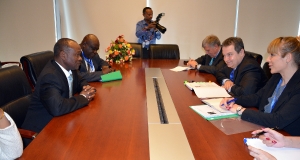 Minister Dacic with the Deputy Chairperson of the AU Commission