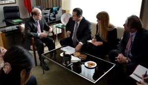 Minister Dacic with the Chairman of the Security Council