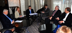 Minister Dacic with the Co-Chairs of the OSCE Minsk Group
