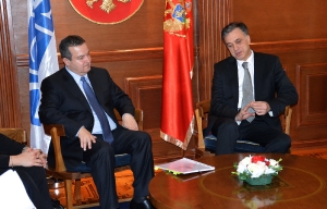 Minister Dacic visit to Montenegro