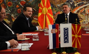 Minister Dacic visited the OSCE Mission in Macedonia