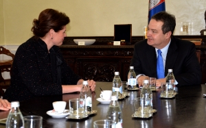 Meeting of Minister Dacic with Member of the Slovenian Parliament