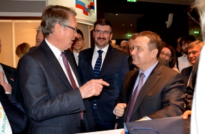 Minister Dacic opened Serbian economic exhibition Expo Russia - Serbia