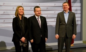 Dacic - Mogherini - Rinkēvičs