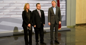 Dacic - Mogherini - Rinkēvičs