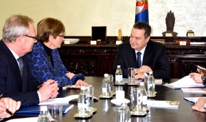 Meeting of Minister Dacic with CoE PA President Anne Brasseur