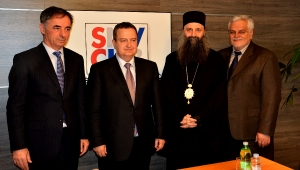 Minister Dacic with representatives of the Serbian minority in Croatia