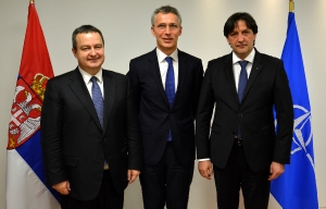 Ministers Dačić and Gašić visit NATO headquarters in Brussels