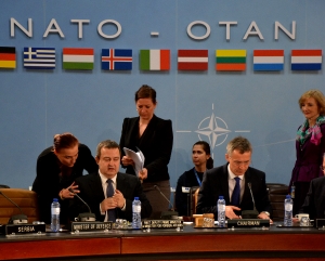 Ministers Dačić and Gašić visit NATO headquarters in Brussels