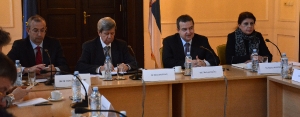 Minister Dacic meets with the delegation of the European Parliament led by Eduard Kukan