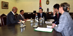 Meeting of Minister Dacic with the Ambassador of the State of Qatar