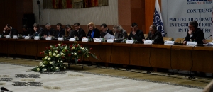 Minister Dacic at the conference 