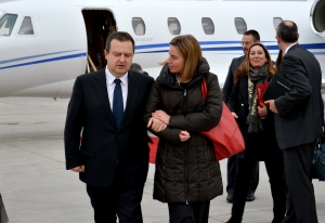 Meeting of Minister Dacic and EU High Representative Federica Mogherini