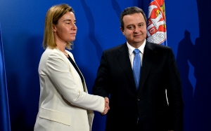 Meeting of Minister Dacic and EU High Representative Federica Mogherini