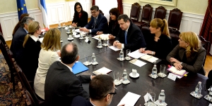 Meeting of Minister Dacic and EU High Representative Federica Mogherini