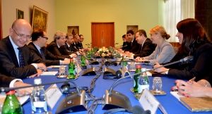 Meeting of Minister Dacic with the MFA of Italy