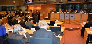 Minister Dacic at a session of the Committee on Foreign Affairs of the European Parliament