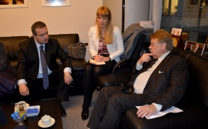 Minister Dacic at a session of the Committee on Foreign Affairs of the European Parliament