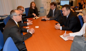 Minister Dacic at a session of the Committee on Foreign Affairs of the European Parliament