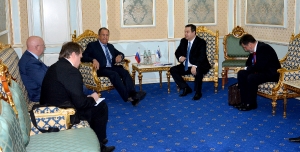 Minister Dacic visit to Tajikistan