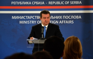 Regular monthly press conference Minister Dacic-April