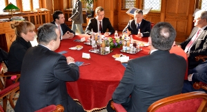 Ministers Dacic and Antic at the ministerial meeting on energy security issues in Central and South-Eastern Europe