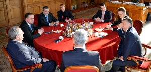 Ministers Dacic and Antic at the ministerial meeting on energy security issues in Central and South-Eastern Europe